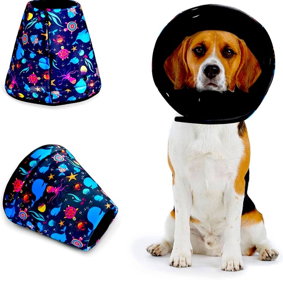 Dog Soft Dog Cone For Dogs After Surgery Adjustable Elizabethan